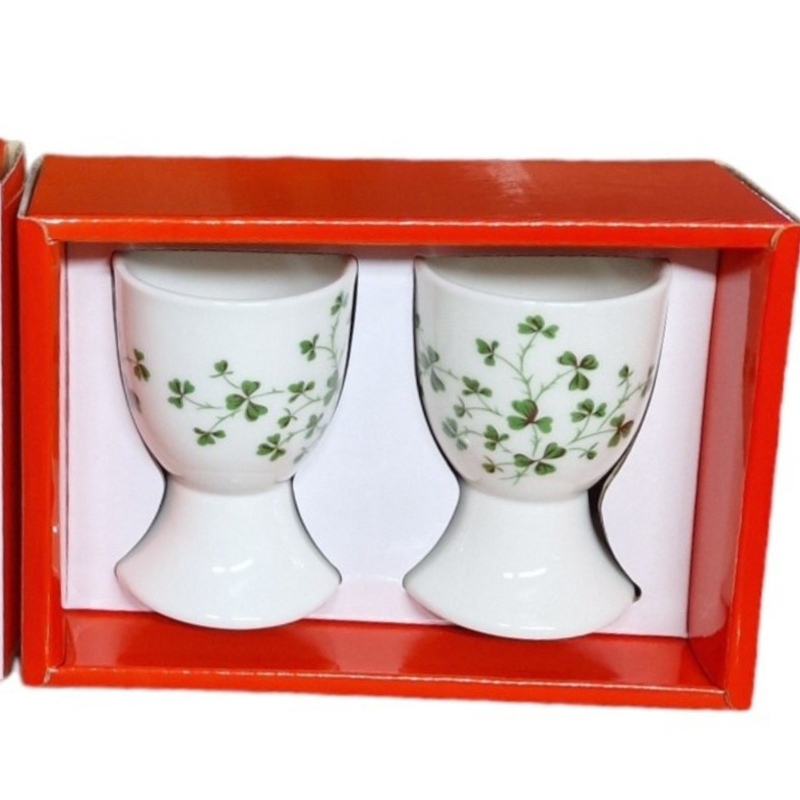 Shamrock Egg Cups Set of 2